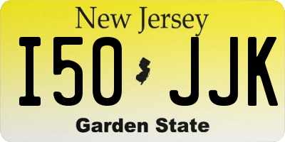 NJ license plate I50JJK