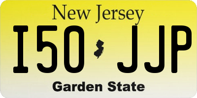NJ license plate I50JJP