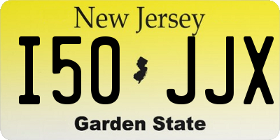 NJ license plate I50JJX