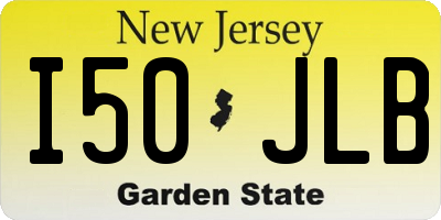 NJ license plate I50JLB