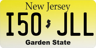 NJ license plate I50JLL