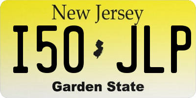 NJ license plate I50JLP