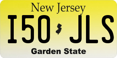 NJ license plate I50JLS