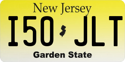 NJ license plate I50JLT