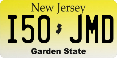 NJ license plate I50JMD