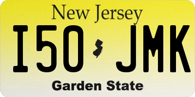 NJ license plate I50JMK