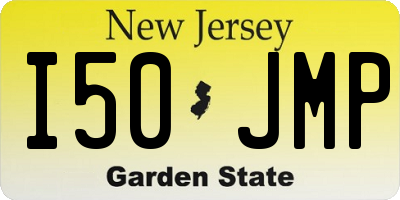NJ license plate I50JMP