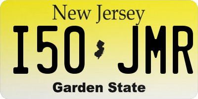 NJ license plate I50JMR