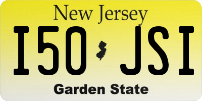 NJ license plate I50JSI