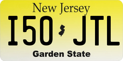 NJ license plate I50JTL