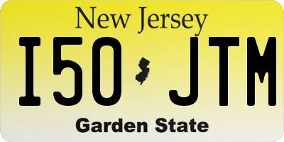 NJ license plate I50JTM