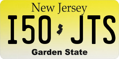 NJ license plate I50JTS