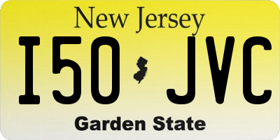 NJ license plate I50JVC