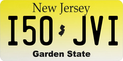 NJ license plate I50JVI