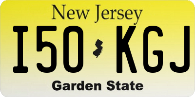 NJ license plate I50KGJ