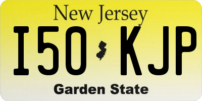 NJ license plate I50KJP