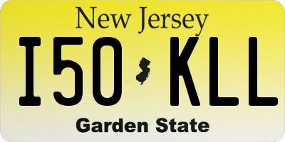 NJ license plate I50KLL