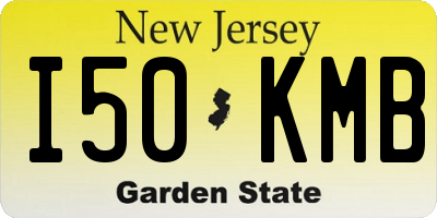 NJ license plate I50KMB