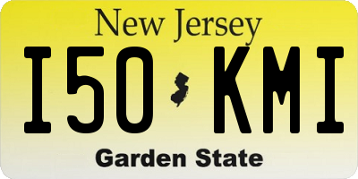 NJ license plate I50KMI