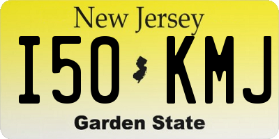 NJ license plate I50KMJ
