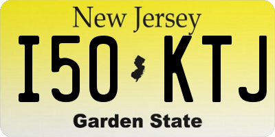 NJ license plate I50KTJ