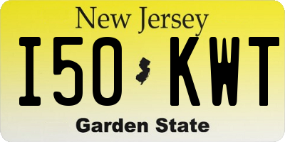 NJ license plate I50KWT