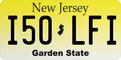 NJ license plate I50LFI