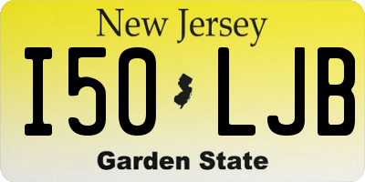 NJ license plate I50LJB