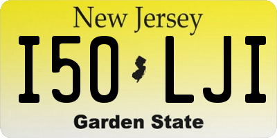 NJ license plate I50LJI