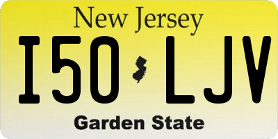 NJ license plate I50LJV