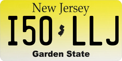 NJ license plate I50LLJ