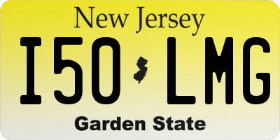 NJ license plate I50LMG