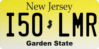 NJ license plate I50LMR