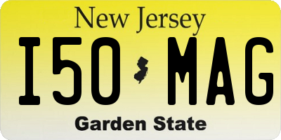 NJ license plate I50MAG