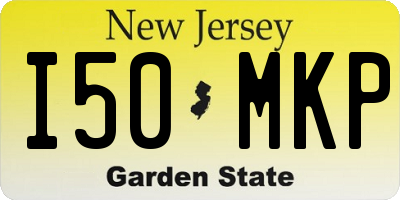 NJ license plate I50MKP