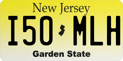 NJ license plate I50MLH