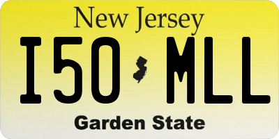 NJ license plate I50MLL