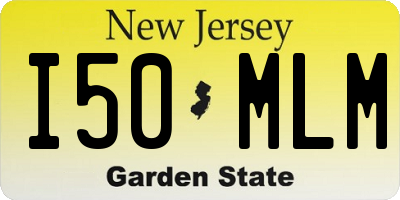 NJ license plate I50MLM