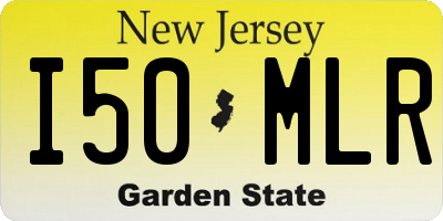 NJ license plate I50MLR