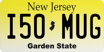 NJ license plate I50MUG