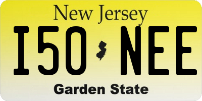 NJ license plate I50NEE