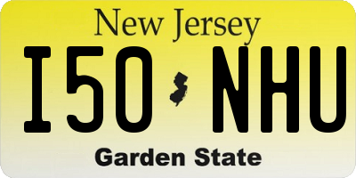 NJ license plate I50NHU
