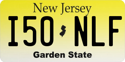 NJ license plate I50NLF