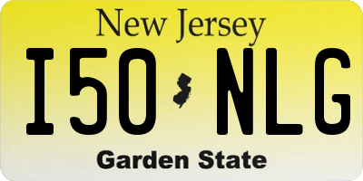 NJ license plate I50NLG