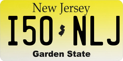 NJ license plate I50NLJ