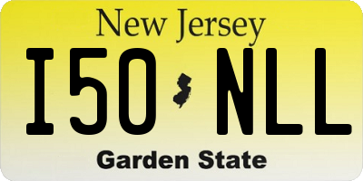 NJ license plate I50NLL