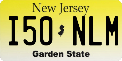 NJ license plate I50NLM