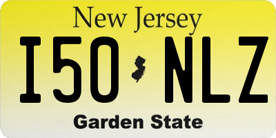 NJ license plate I50NLZ