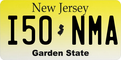 NJ license plate I50NMA