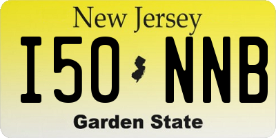 NJ license plate I50NNB
